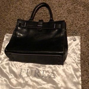 Black Furla Handbag